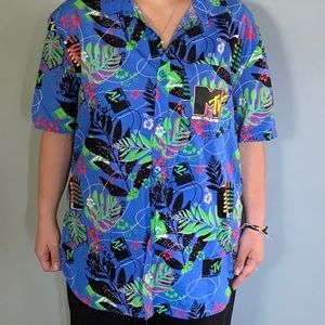 MTV Vintage Style Button Down